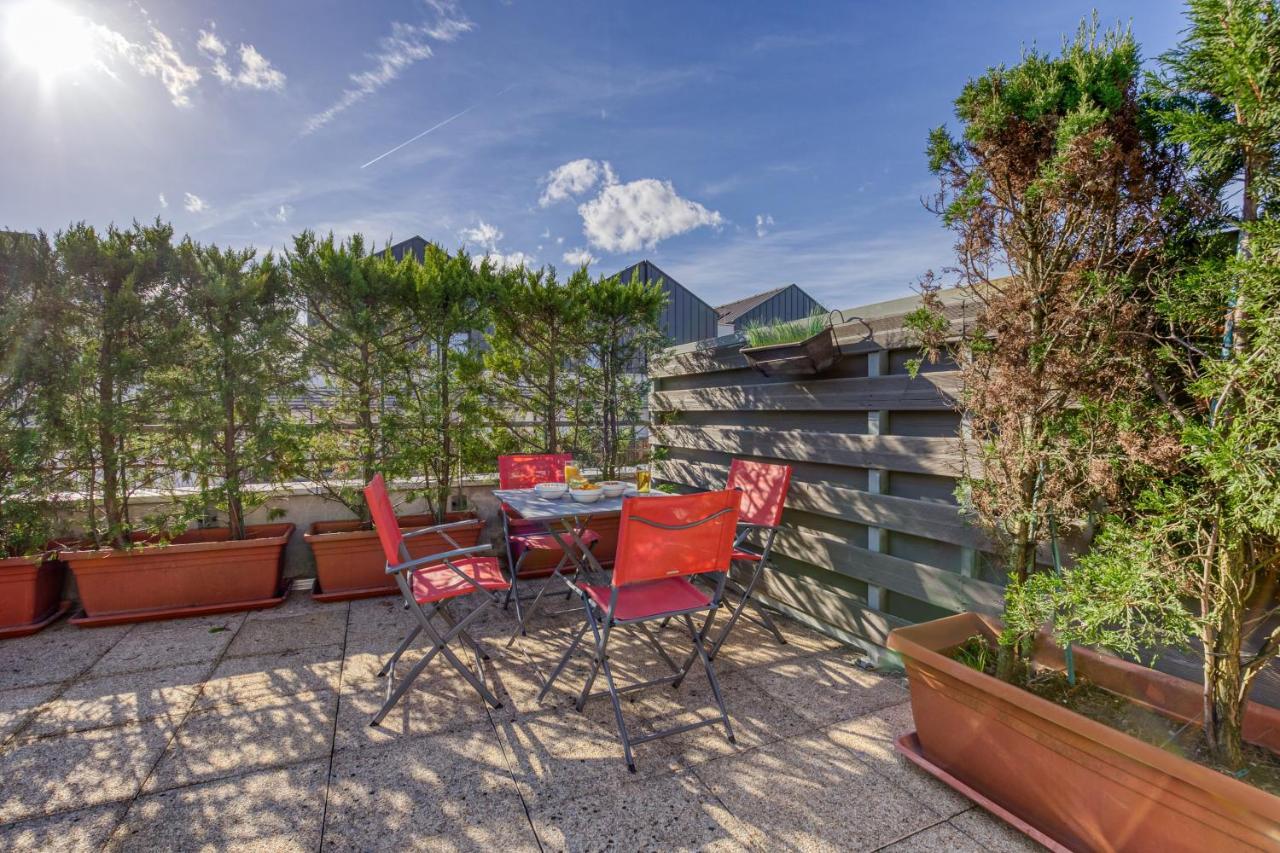 La terrasse Disney/Gare/Centre à 3min parking free Montévrain Exterior foto