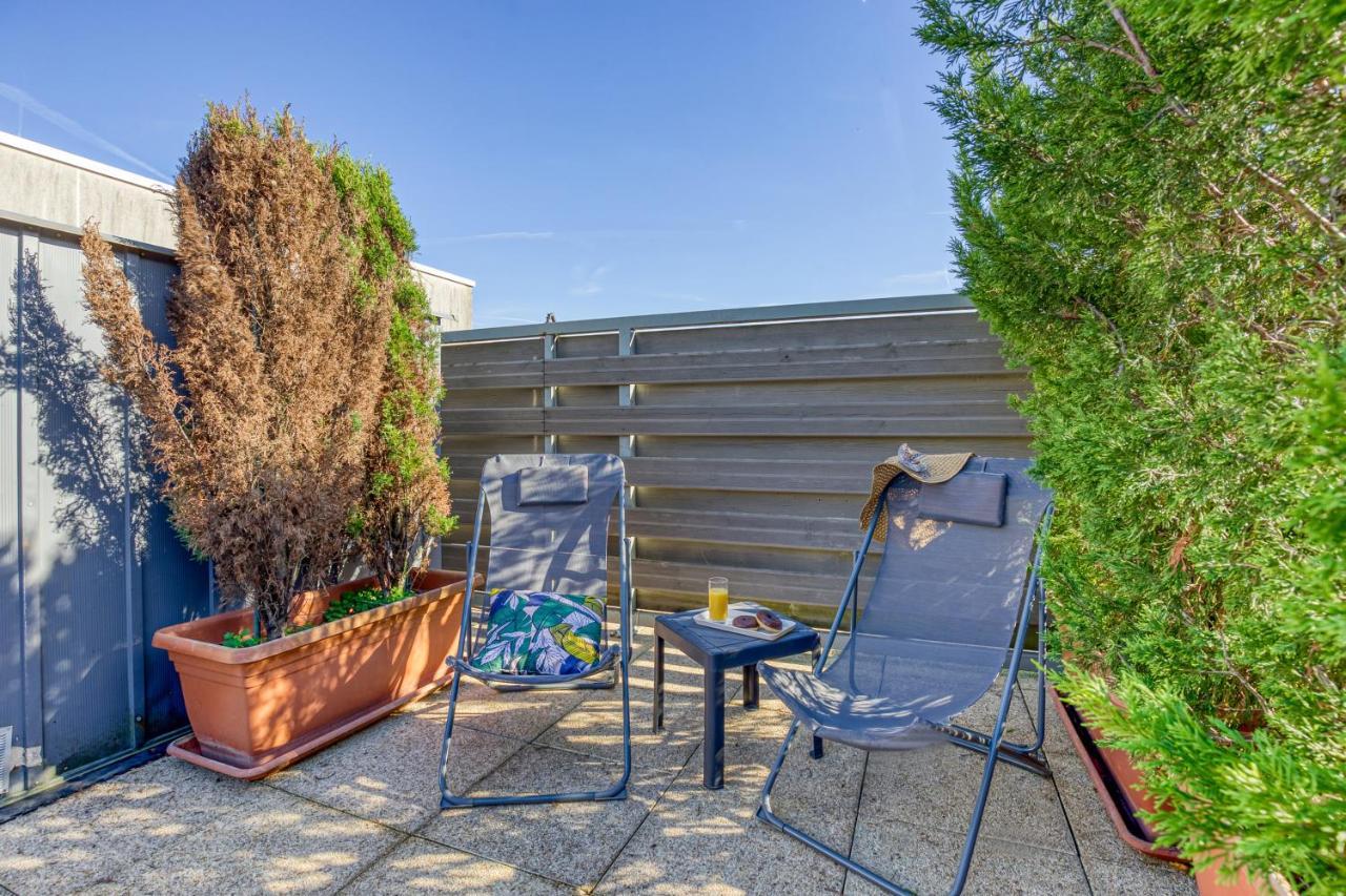 La terrasse Disney/Gare/Centre à 3min parking free Montévrain Exterior foto